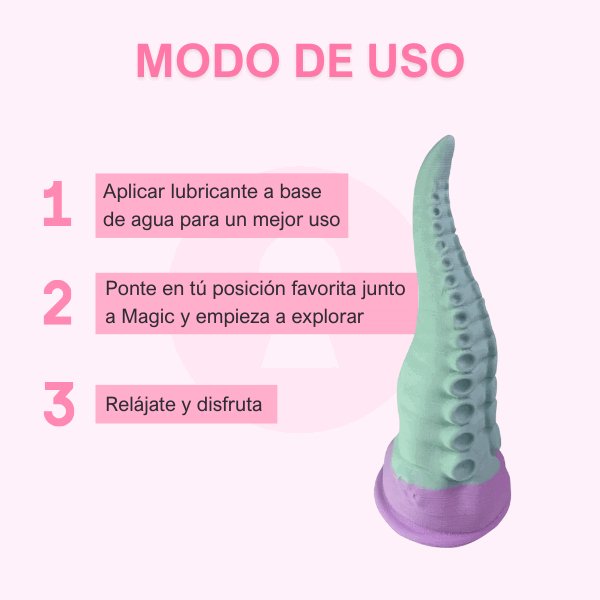 Dildo consolador pulpo magic 20 cm - Secretos.com