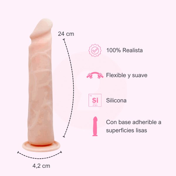 Dildo midra piel - Secretos.com