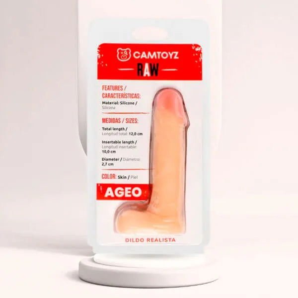 Dildo Realista Ageo 11,6 cm - Secretos.com