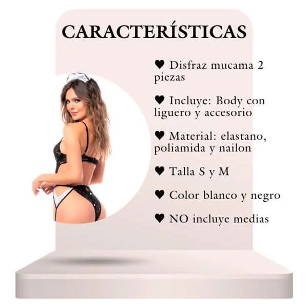 Disfraz Mucama - Secretos.com