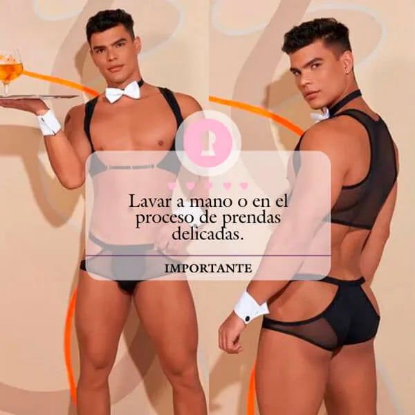 Disfraz Para Hombre Mesero Sexy - Secretos.com