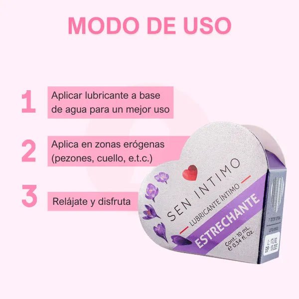 Estrechante Mora Vaginal 10 ml - Secretos.com